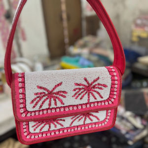 Sac messager pour femme, léger, grande capacité, fait main, style bohème indien, design coréen tendance, pochette de soirée et de shopping, perlé - Product Image 1