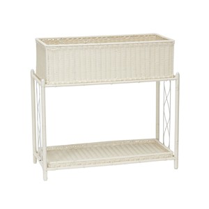 Whitewashed Pine Wood 4-Tier Plant Stand Wholesale | Farmhouse <b>Planter</b> Shelf India - Product Image 3