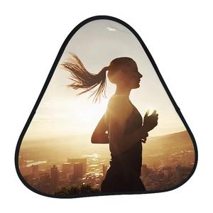 Support de sac de plage personnalisé avec logo et bannière ovale pop-up pour événements sportifs, fêtes sur la plage, publicité et drapeaux promotionnels - Product Image 5