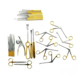 Ensemble d'instruments de tympanoplastie manuels Jamso Industries, 30 pièces, micro-chirurgie auriculaire ORL, qualité allemande, certifié CE - Product Image 3