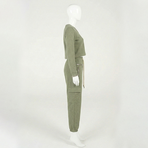 REDDITO SPORTS OEM Survêtement brodé pour femme adulte grande taille - Style urbain 100% coton écologique personnalisé décontracté - Product Image 5