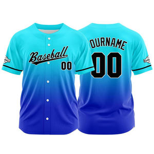 Maillots de baseball personnalisables en couleur et avec étiquettes, uniformes de baseball en gros - Product Image 3