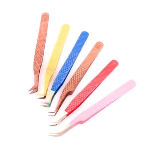 Pinzas de extensión de pestañas de acero inoxidable japonés de la mejor calidad Diseño de Punta puntiaguda Etiqueta privada Diferentes estilos disponibles - Product Image 2