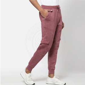 <b>Men</b> Sweatpants Comfortable Gym Bottom <b>Men's</b> Pants Washed Design <b>For</b> Daily Sweat pant - Product Image 4