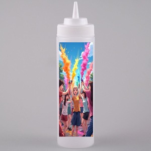Pistolas de Polvo de Colores para Fiestas Holi, Botellas de Compresión para Revelación de Género y Celebraciones de Acción de Gracias - Recuerdos para Eventos Festivos - Product Image 4