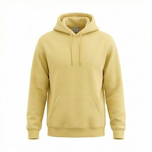 Sudadera con Capucha de Algodón Suave para Hombre, Estilo Básico, Etiqueta Personalizada Premium, OEM, Venta al por Mayor, Ropa Casual Urbana - Product Image 1