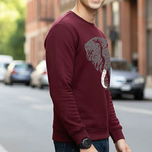 Sweat-shirt à capuche unisexe pour homme, style créateur, col rond, sport, en coton, épaules tombantes - Product Image 5