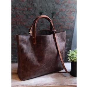 Latest Arrival Luxury Women's Crocodile Pattern <b>Tote</b> Bag Brown Casual Style Durable Open Top Two Handles Daily Use Handbags - Product Image 4