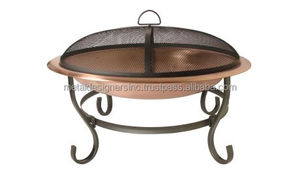 Pozo de fuego de acero con póker Chimenea de leña de metal para interiores/exteriores para uso doméstico o en el jardín - Product Image 3
