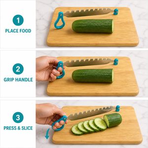 เขียงไม้ทรงสี่เหลี่ยมผืนผ้าพร้อมด้ามจับกันลื่นสำหรับหั่นอาหารในครัว - Product Image 6