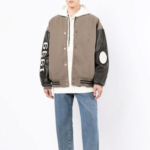 Wholesale Custom 2026 Premium Quality Men's Custom Wool Varsity Letterman <b>Jackets</b> / Wholesale Long Sleeves Varsity <b>Jackets</b> - Product Image 4