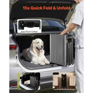 Portable Outdoor <b>Dog</b> <b>Ramp</b> for Cars SUV Truck 63\"L X 17\"W Folding Pet Stair <b>Ramp</b> Non-Slip Oxford Fabric Surface for Medium - Product Image 5
