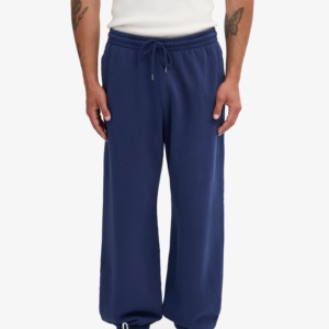Men Navy Blue Sweatpants Elastic Waist Drawstring Closure Casual <b>Joggers</b> Midweight <b>Polyester</b> Autumn Wear - Product Image 6
