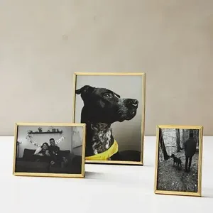Marco de fotos metálico de estilo antiguo para realzar la estética de interiores tradicionales y decoración clásica del hogar - Product Image 1