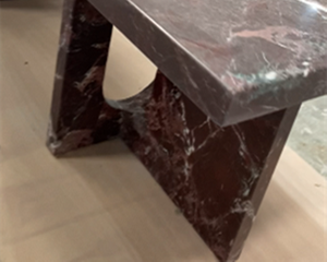 Modern Decorative Purple Marble <b>Coffee</b> <b>Table</b> with Polished Finish Durable & Easy to Clean Same Marble Base for Living Room - Product Image 5