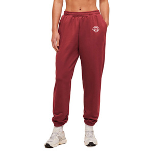 Pantalon large rayé rose taille haute pour femme, style bureau, nouvelle collection automne, vente en gros - Product Image 1