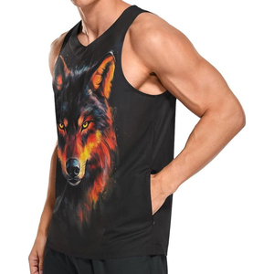Servicio OEM, Camiseta Deportiva Informal, Color Personalizado, 100% Algodón Poliéster, Tejido Suave y Transpirable sin Mangas, Precio al por Mayor - Product Image 2