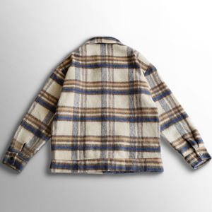 Wholesale <b>Mens</b> High Quality Checkered Flannel Shirt <b>Hood</b> Casual Winter Zipper Front Plaid Shacket Outerwear <b>Top</b> Windproof - Product Image 4