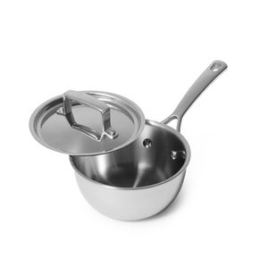 หม้อซอสอะลูมิเนียมขายดีพร้อมด้ามจับสแตนเลส ราคาถูก หม้อนม หม้อหุงต้ม - Product Image 5