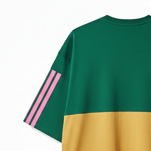 เสื้อยืดทรงหลวมสไตล์สตรีทสำหรับผู้ชาย ผ้าฝ้ายทรงบ็อกซี่ ระบายอากาศได้ดี เหมาะสำหรับฤดูร้อน ดีไซน์ทันสมัย - Product Image 4