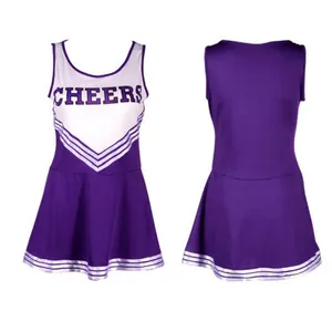 Design personalizado dança equipe treino meninas sexy cheerleading uniformes desempenho esporte dança desgaste