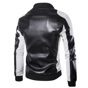 Veste d'Hiver Premium pour Homme Design Biker Classique Col à Capuche Fourrure à la Mode PU Faux Cuir Véritable Style Garçon - Product Image 2