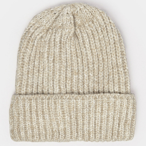 Gorros de invierno gruesos de punto con protección para las orejas, de hilo pulverizado, con logotipo bordado personalizado, de acrílico, para mujer y hombre, al por mayor - Product Image 4