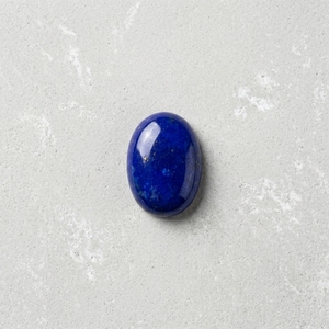 Lapis-lazuli bleu naturel, forme ovale, 6x4mm, qualité AAA, non chauffé, cabochon à dos plat, pierres en vrac, vente en gros pour bijoux - Product Image 3