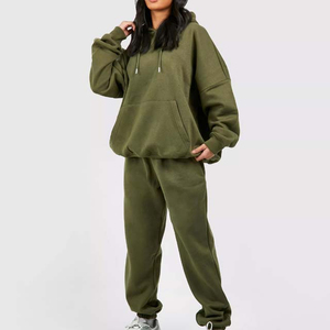 Nuevo Chándal Informal con Capucha para Mujer, de Venta Caliente, Servicio OEM, Secado Rápido, Transpirable, 100% Algodón - Product Image 2