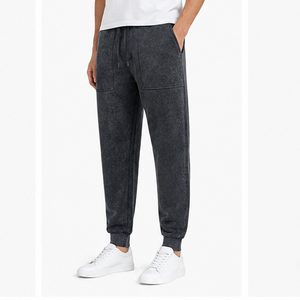 Pantalones Jogger de Algodón con Lavado Ácido, Pantalones Vintage Personalizados, Corte Holgado, Ropa Casual Urbana, Proveedor de Fábrica de Ropa al Por Mayor - Product Image 3