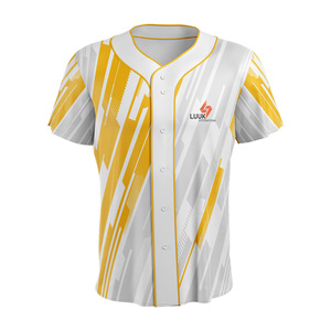 Camiseta de Béisbol para Mujer, Manga Corta, Transpirable, de Poliéster, para Equipos, Todas las Temporadas, Corte Regular, Diseño Frontal Personalizado - Product Image 1