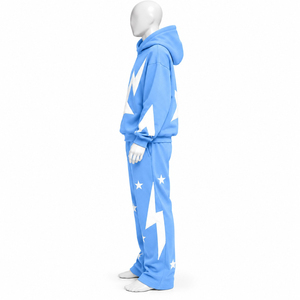 Fabricant de vêtements streetwear sur mesure, survêtement en nylon pour hommes, survêtements de haute qualité unisexes, logo brodé, design personnalisé - Product Image 2