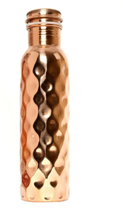 Botella de Cobre 100% de la Mejor Calidad, Color Verde, Impresa y Personalizada, a Precio Económico, Hecha a Mano, para Venta - Product Image 2