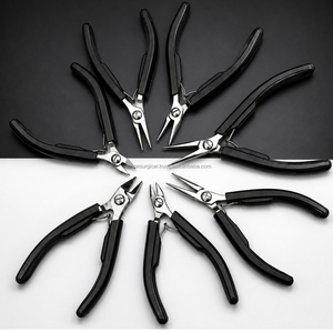 Lindstrom Custom Logo Stainless Steel Jewelry Making Pliers Set Precision <b>Wire</b> Cutting Bending Beading Hand Tools Black - Product Image 5