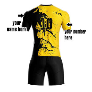 Uniforme de Fútbol Femenino, Diseño Personalizado, Tela Ligera y Transpirable, Ajuste Cómodo, Ropa Deportiva, Traje de Entrenamiento de Algodón, Uniforme de Fútbol Masculino - Product Image 6