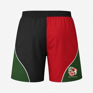 Professional MMA Fight Shorts Wholesale Plain Stretch Polyester Spandex Athletic Shorts Breathable Comfortable MMA Shorts - Product Image 5
