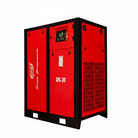 Compresseur d'air industriel à vis, système de filtration d'air, fonctionnement continu, refroidissement par air, 30 CV, 16 bars