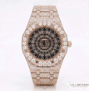 Montre Chronographe Offshore Audemars Piguet Royal Oak Diamant 42mm Acier Inoxydable Octogonale Analogique Saphir Style Antique Dessin Animé - Product Image 6