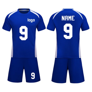 Camiseta de Fútbol Azul Oscuro con Diseño Gráfico Rosa, Manga Corta, Transpirable, de Secado Rápido, Uniforme Deportivo para Entrenamiento - Product Image 2