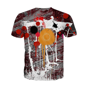 Camiseta Gráfica con Cuello Redondo, Estilo Casual para el Día a Día, con Tela de Mezcla de Algodón Suave y Elástica, Sensación Ligera y Duradera - Product Image 5