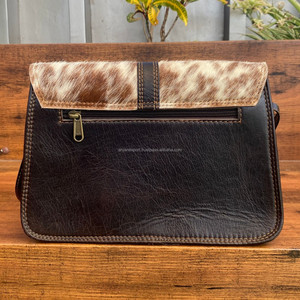 Bolsos cruzados de cuero de vaca personalizados para mujer, bolsos de hombro de cuero genuino de gran capacidad de diseñador de lujo, 2025 - Product Image 5