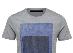 T-shirt décontracté pour homme, coupe classique, col rond, manches courtes, tricoté, 100% coton, motif lettres, respirant, été - Product Image 5
