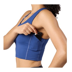 Sujetador Deportivo de Yoga para Mujer OEM, Espalda Cruzada, Antiolor, Soporte Medio, Sin Costuras, Spandex/Nailon, Secado Rápido, Personalizable en la Parte Delantera - Product Image 3