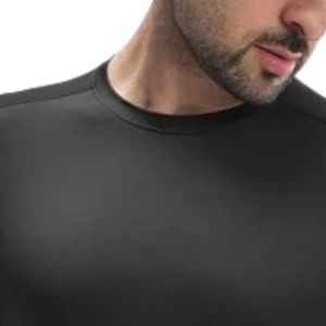 Camiseta Deportiva de Manga Corta para Hombre, Cuello Redondo, Ajuste Slim, Ligera, para Gimnasio, Entrenamiento, Fitness y Deportes - Product Image 2