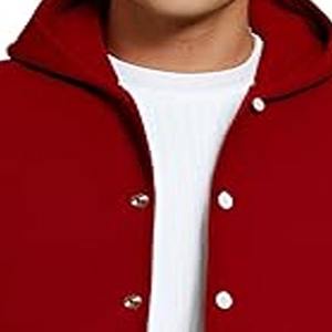 Blouson universitaire de baseball personnalisé avec fermeture à col et boutons, modèle Lettermen, pour la vente en gros, téléchargé par Dress Sports - Product Image 2