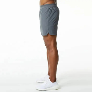 Pantalones cortos de verano para hombre, de tela de lana, cintura elástica, antiarrugas, ecológicos, estilo urbano, en oferta. - Product Image 3