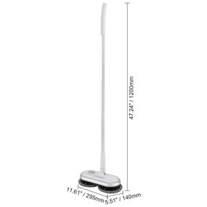Scopa Elettrica Senza Fili con Batteria Potente da 70 Minuti, Doppia Testa Rotante, 4 Panni in Microfibra - Per Uso Domestico - Product Image 5