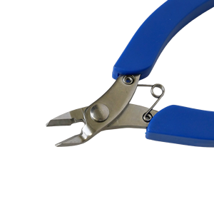 Pince coupante latérale professionnelle Kwang Hsieh, bleue, pour loisirs créatifs, lame en acier inoxydable, poignée en PP, poignées ergonomiques, modèle plastique 110 mm - Product Image 4