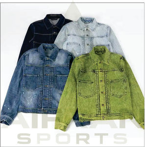 เสื้อแจ็คเก็ตยีนส์ทรงทรัคเกอร์สำหรับผู้หญิง AIFRAN SPORTS แบบซักล้าง คอปกพับ ติดกระดุมด้านหน้า แขนยาว เป็นมิตรต่อสิ่งแวดล้อม พร้อมระบบทำความร้อนสำหรับฤดูหนาว - Product Image 4