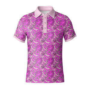 Polo de golf pour homme anti-rides à manches courtes, imprimé par sublimation, en polyester/coton haute performance à séchage rapide, Vietnam - Product Image 6